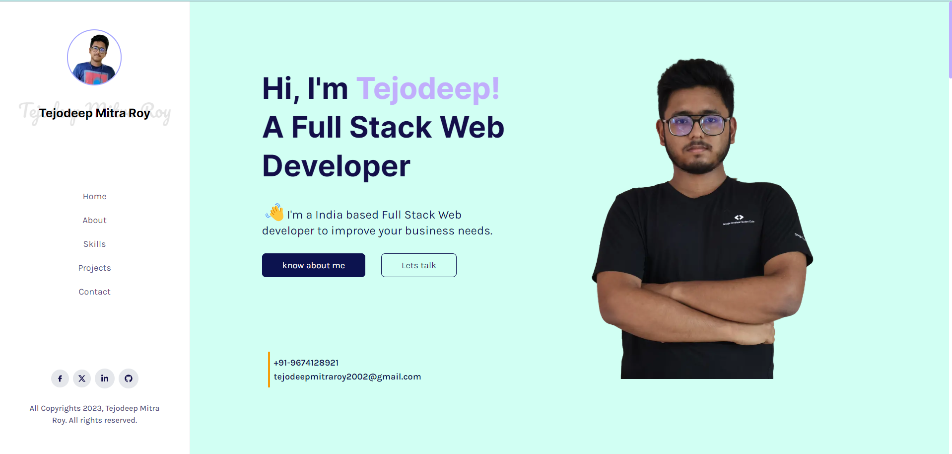 Tejodeep's Portfolio